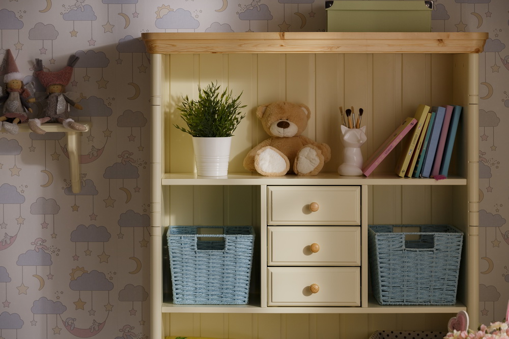 Книжный шкаф с выдвижными ящиками «Айно» №7