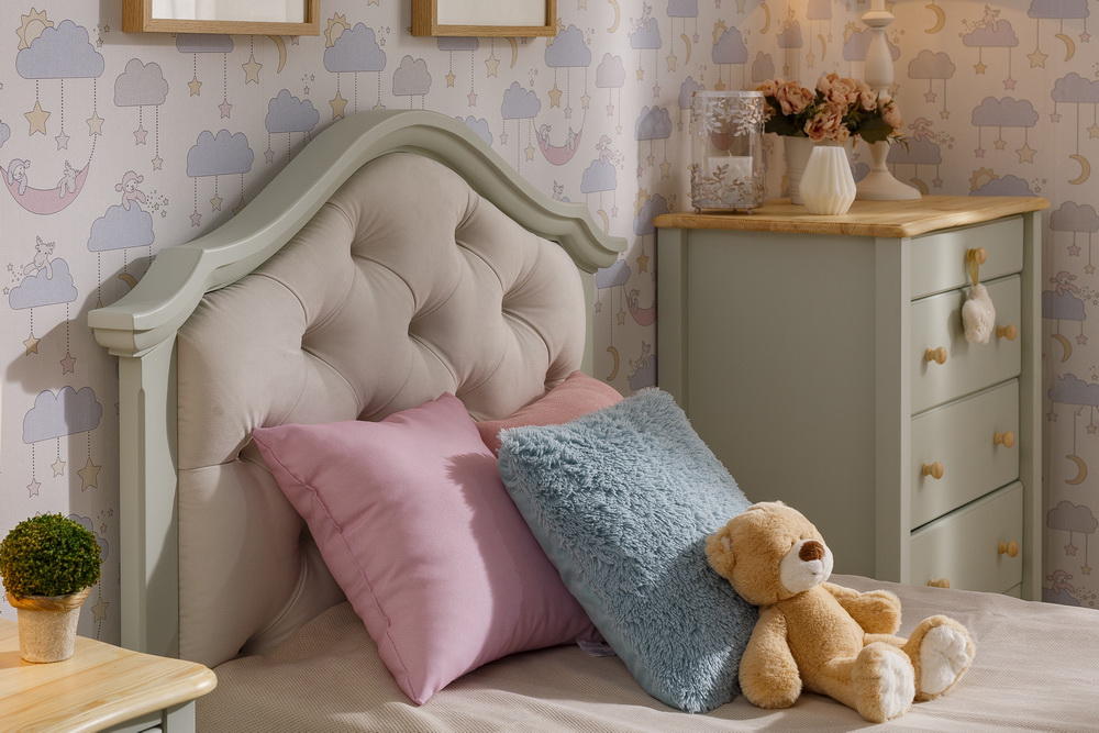 Кровать Айно №17 с мягким изголовьем 1400х2000