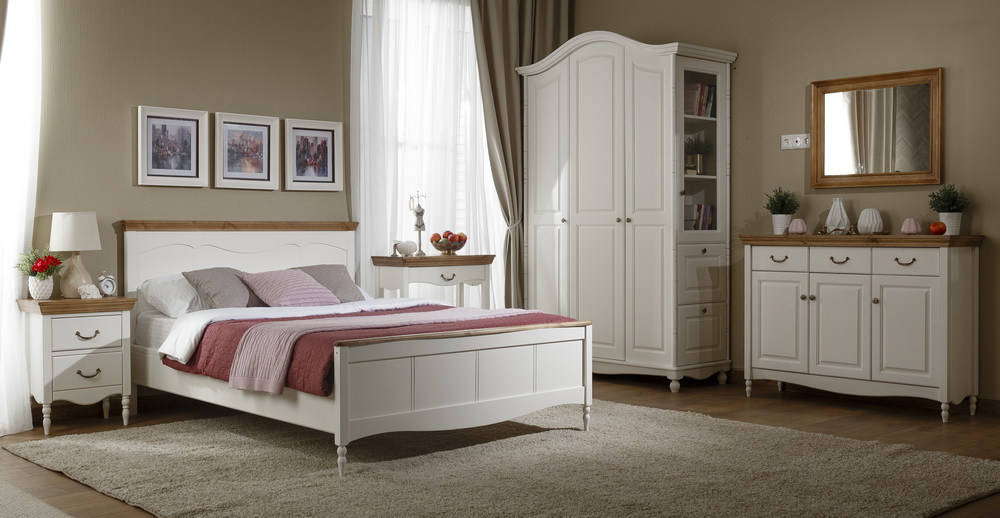 Шкаф белый 3 створчатый Айно №3