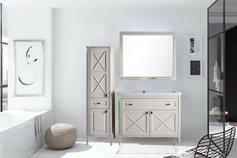 Зеркало Монте 100 с полочкой