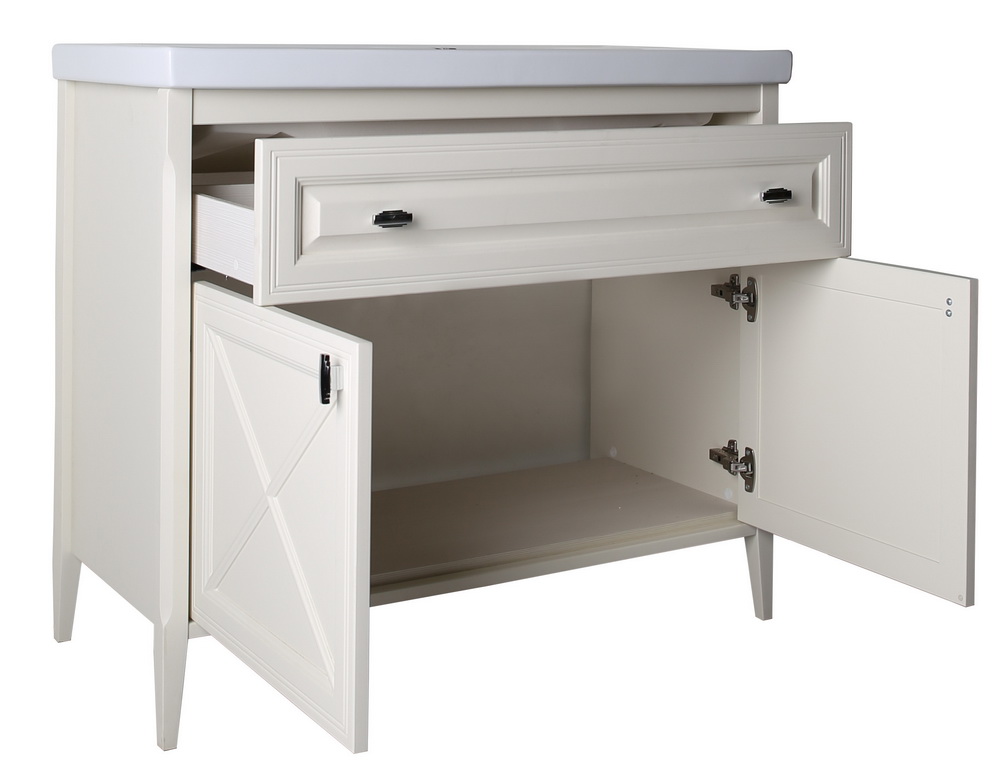 Подстолье белое с ящиком Монте 100