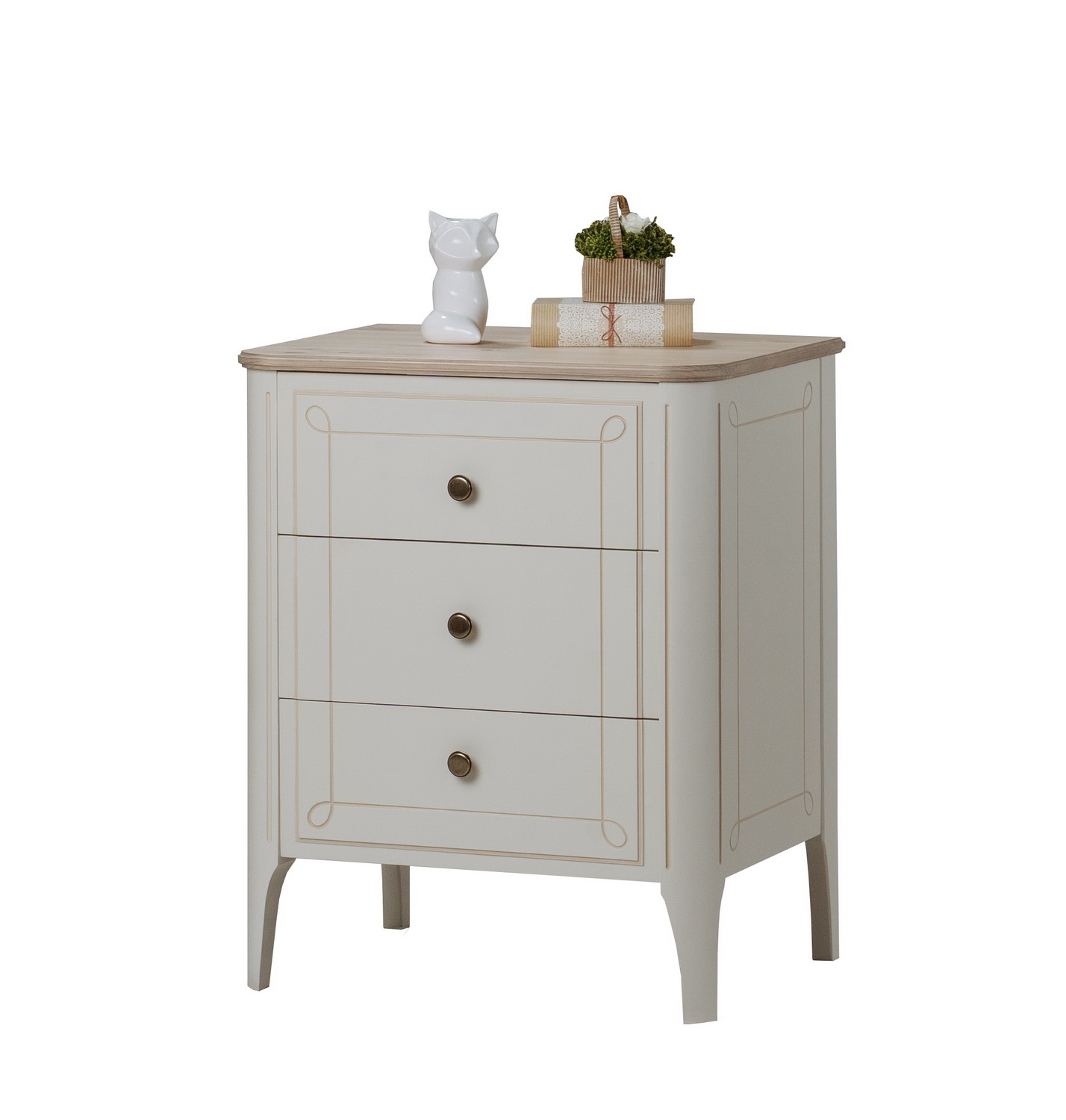 Тумба с 3 ящиками сосны Бетти №5