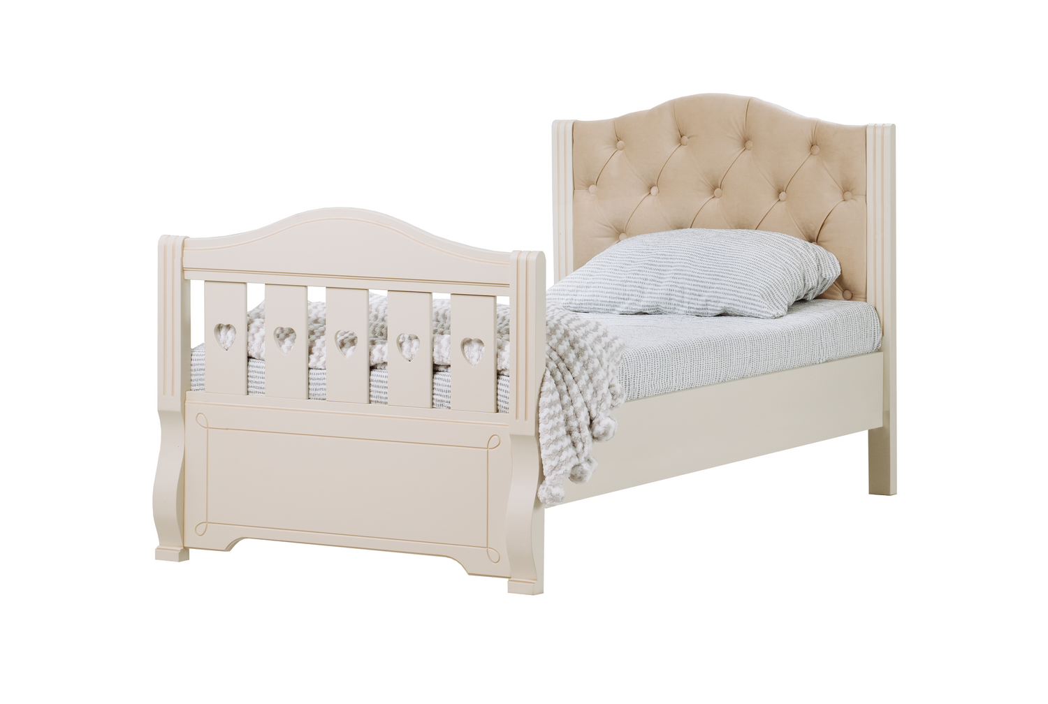 Кровать мягкая массив Бетти №13 1400х2000