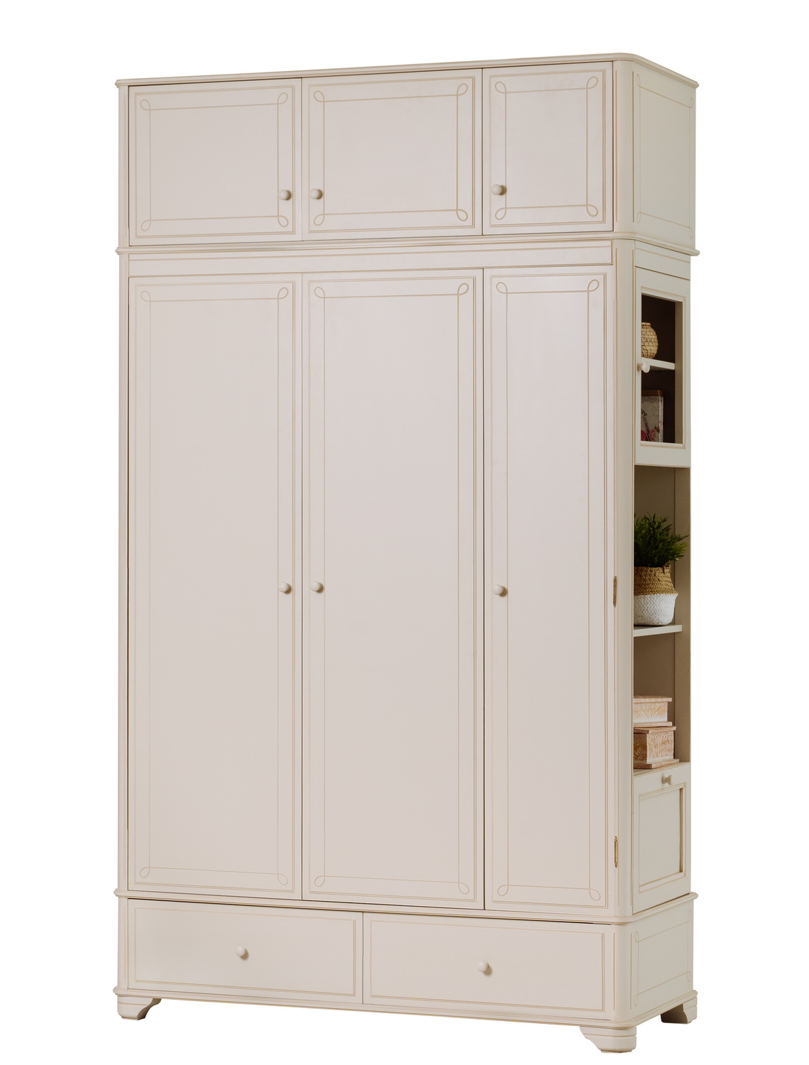 Шкаф Бетти 3-створчатый №5 с антресолью