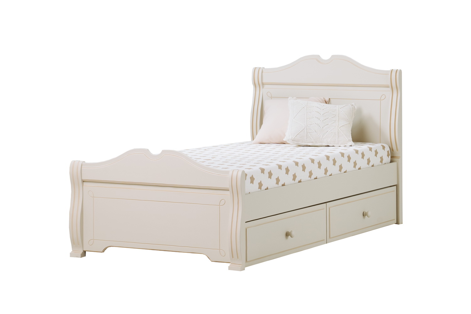 Кровать 2 ящика массив Бетти №28 800х1600