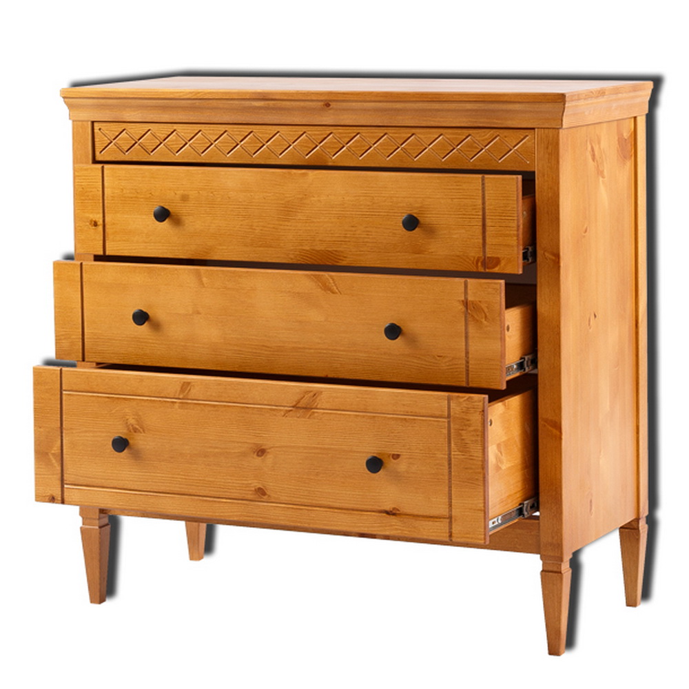 Комод с ящиками массив сосны Дания №6
