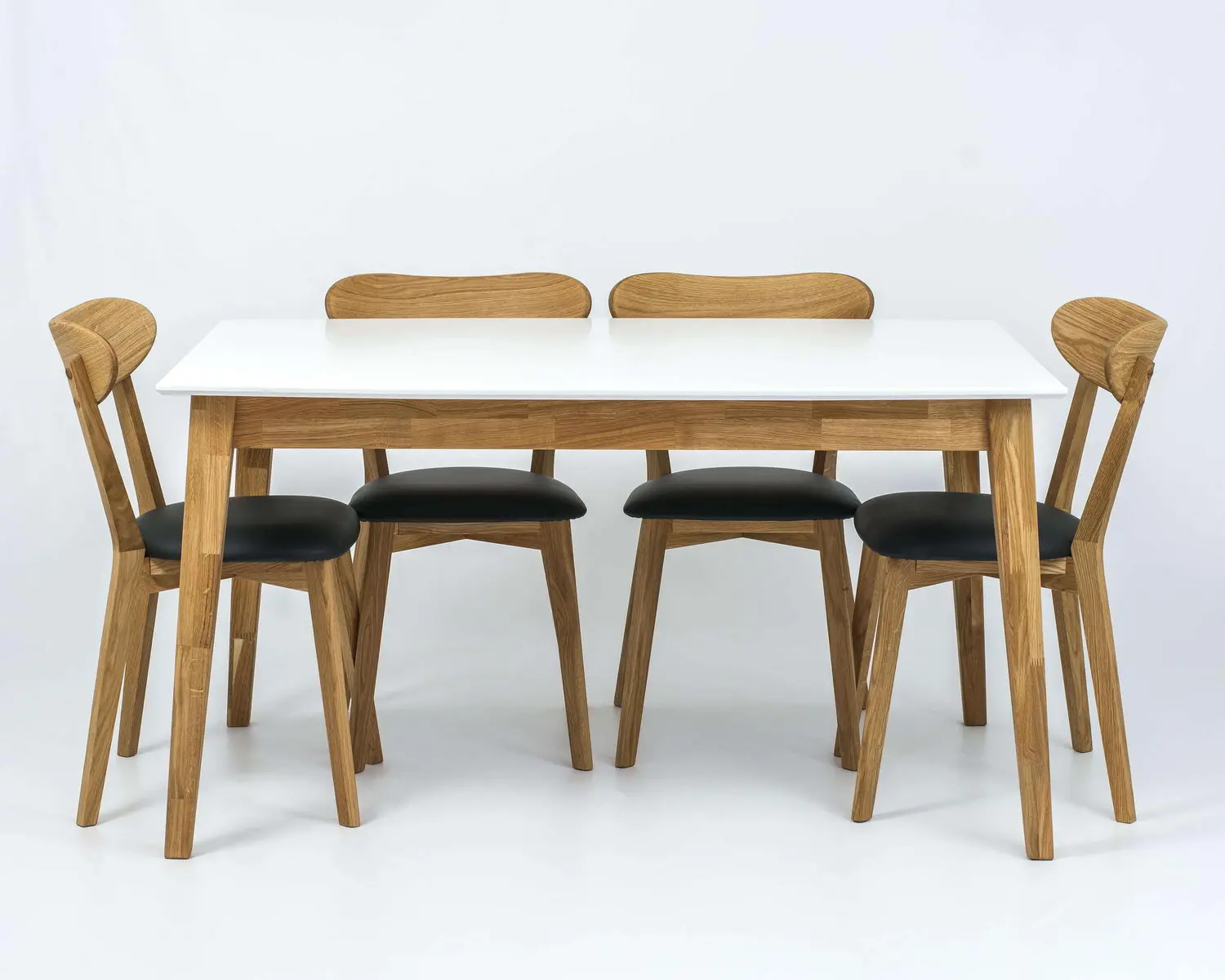 Стол массив дуба Урбано (две боковые вставки по 400 мм)