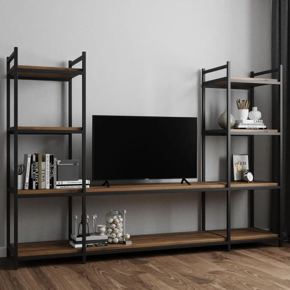 Стеллаж с полками лофт 04-21