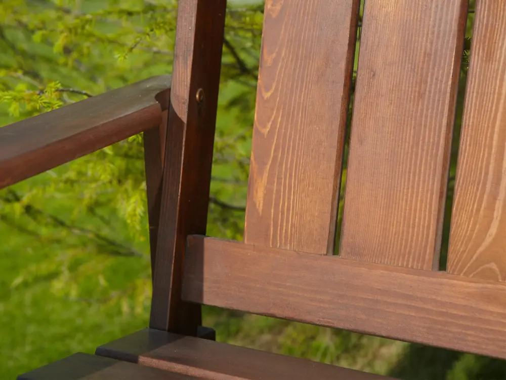 Кресло из массива сосны Ярви (дачное)