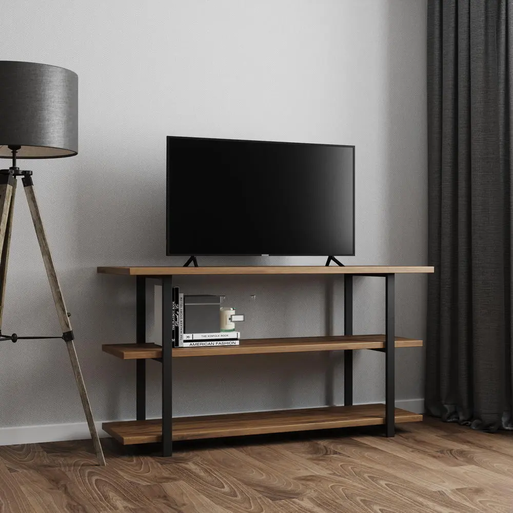 Тумба ТВ с 3 полками 10-07