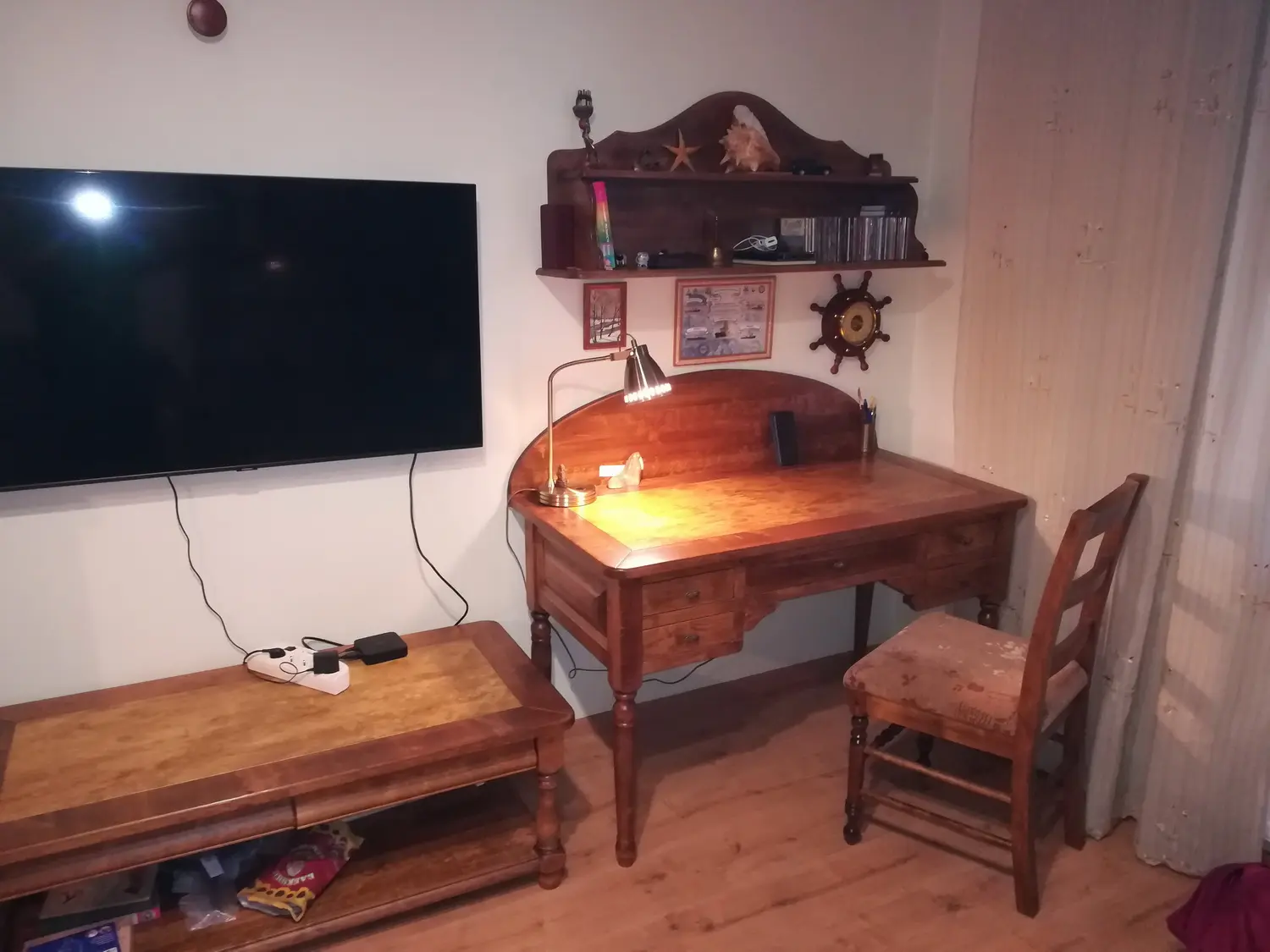 Стол с 5 ящиками  Луи Филипп письменный ОВ 02 