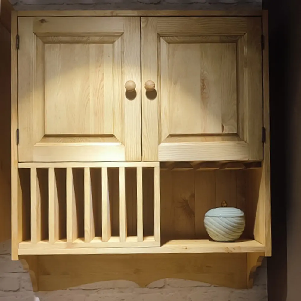 Шкаф настенный Прованс с кит-баром 800 х 316 х 930 (ПЛ 26-К)