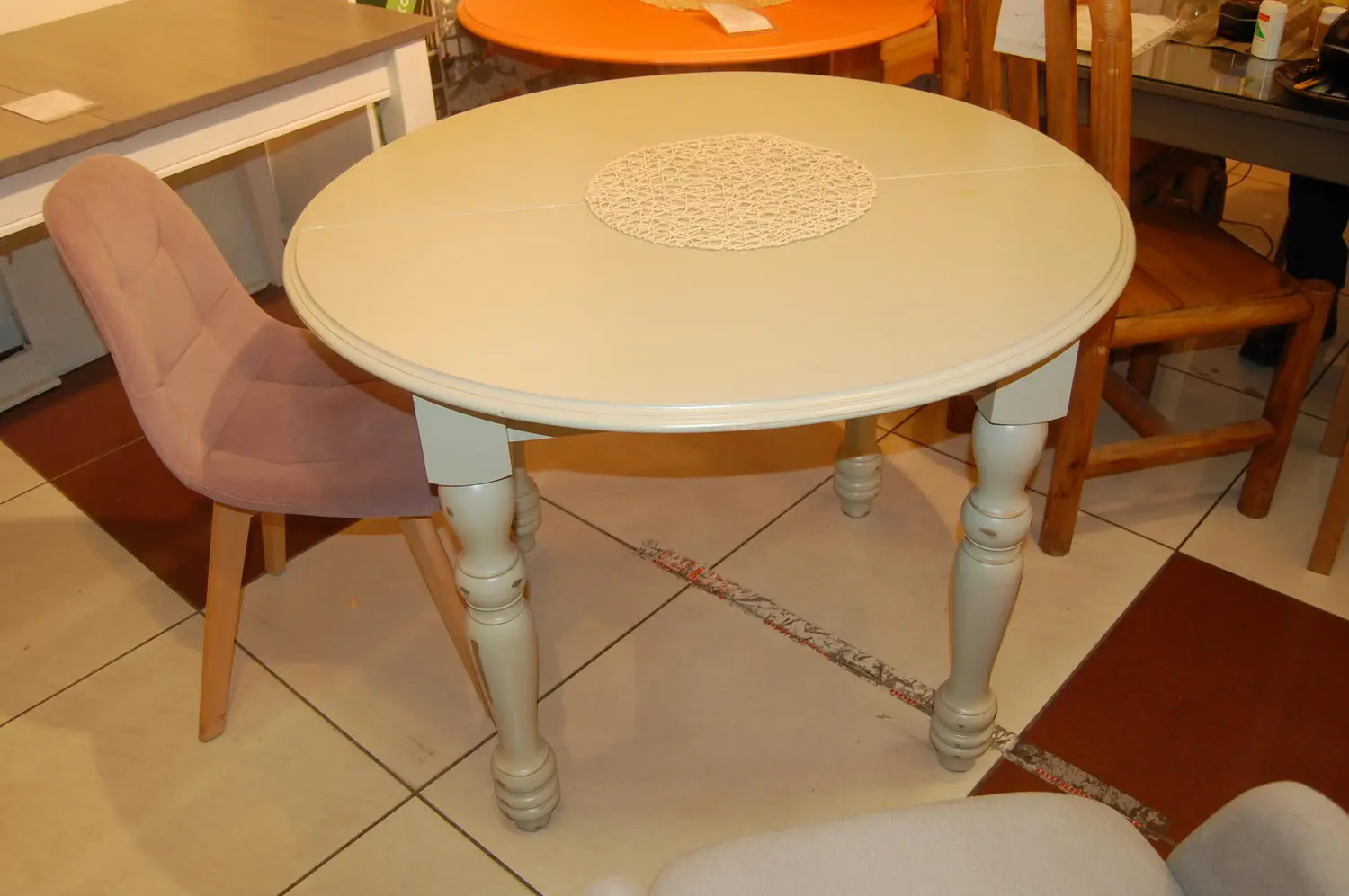 Стол Скандия обеденный круглый раздвижной 9.1.05