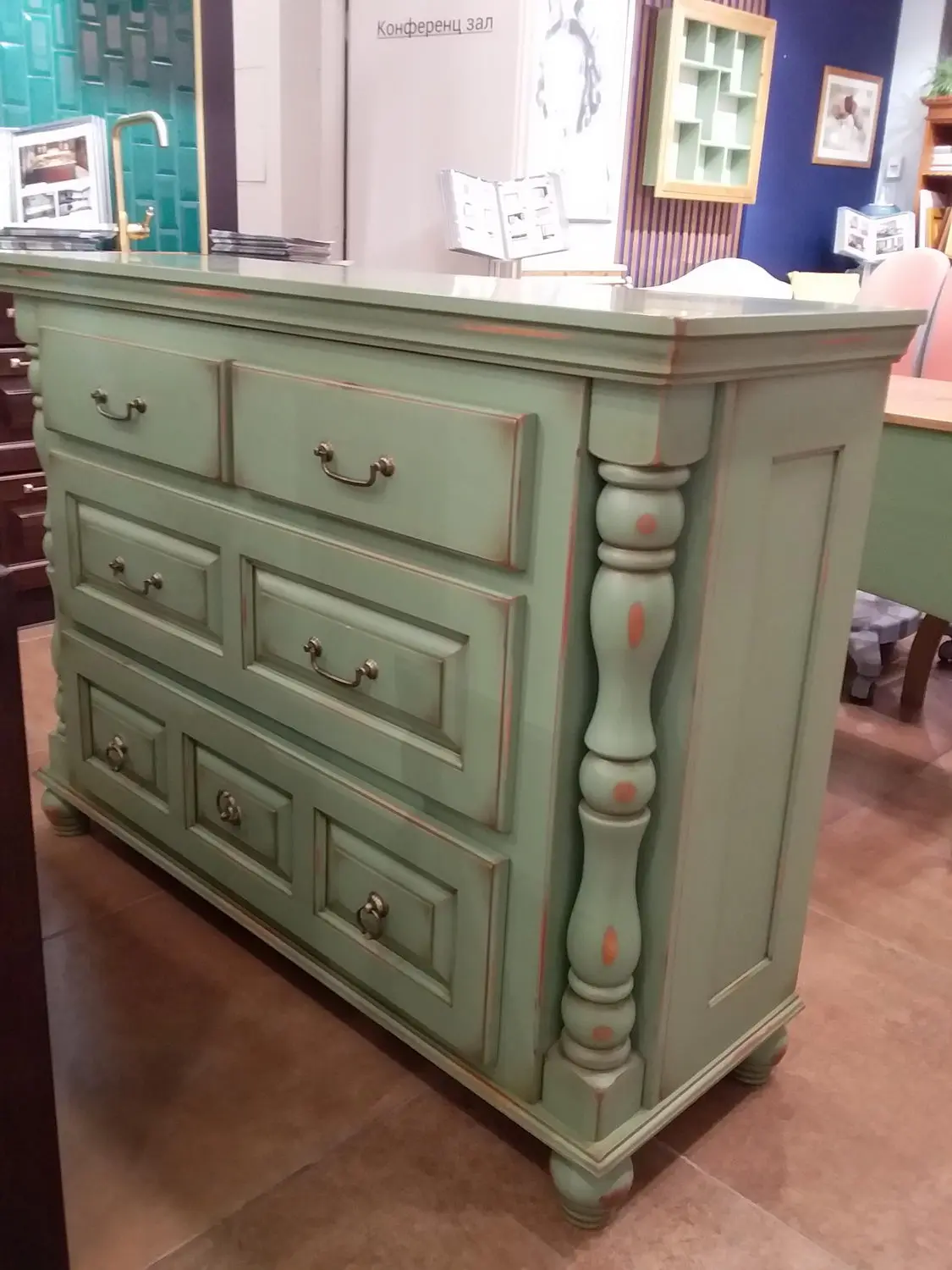 Комод Валенсия 2-18  сосна