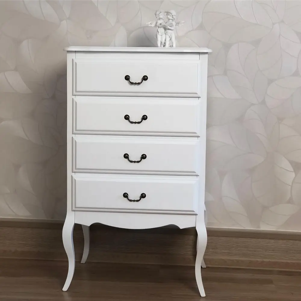 Комод 4 ящика белый Авиньон