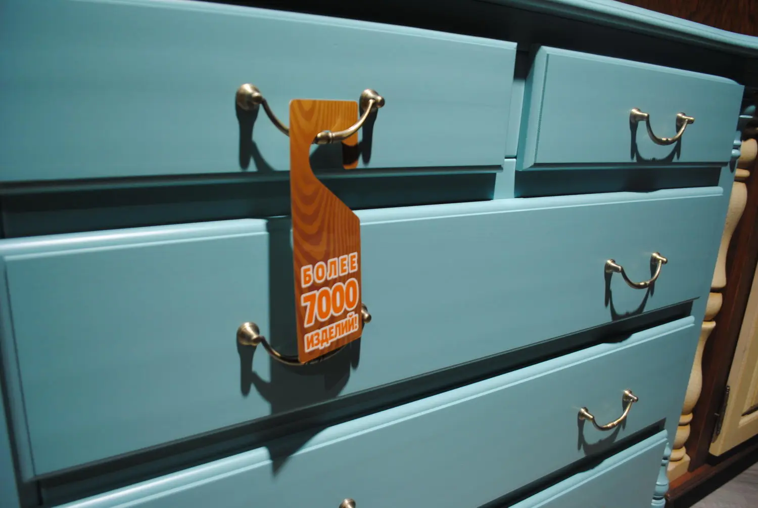 Комод массив сосны Скандия 5 ящиков 2.5.02