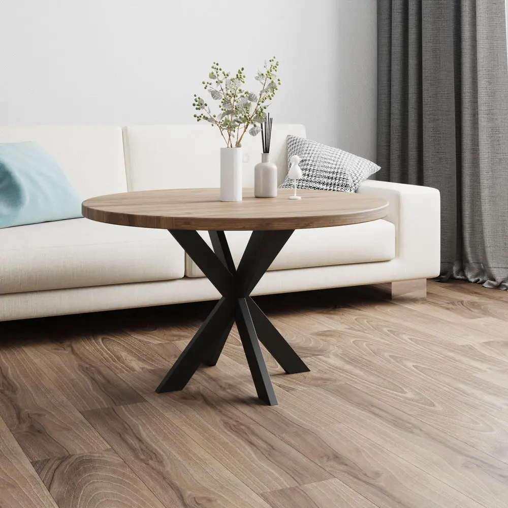 Журнальный стол лофт массив 05-12