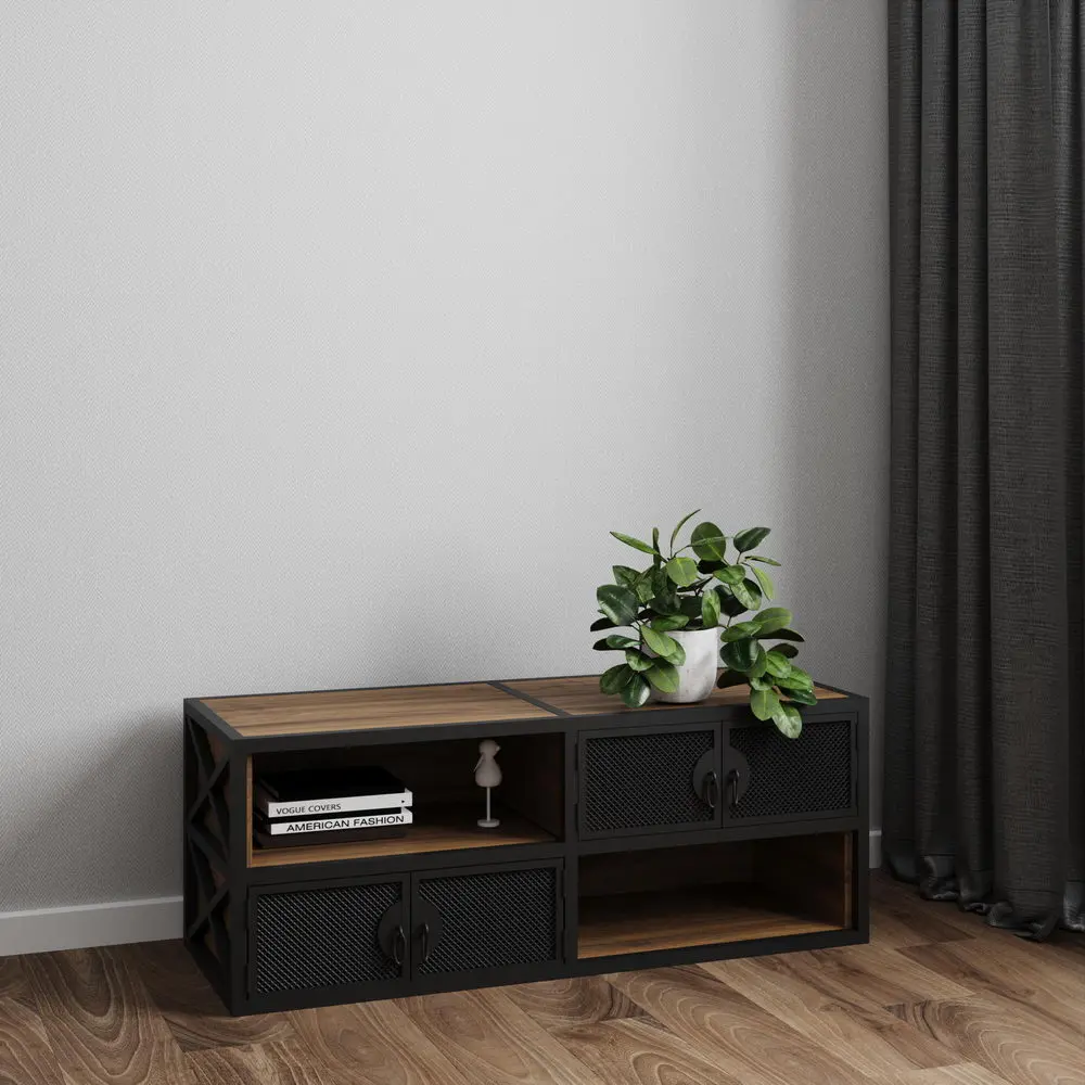 ТВ тумба с 2 полками 10-11