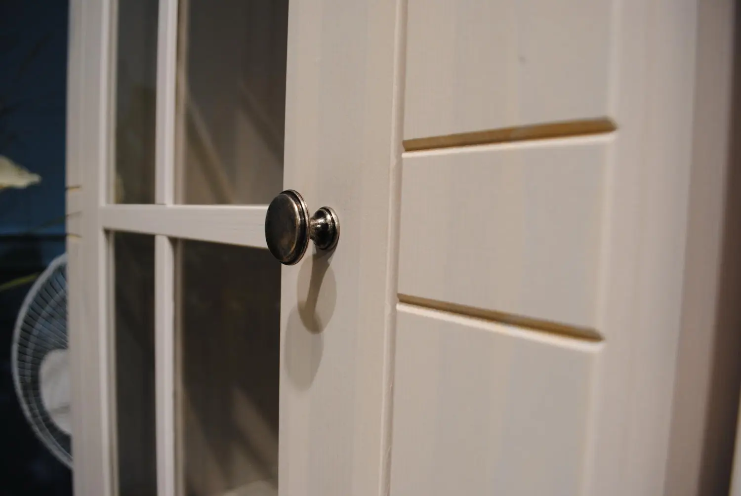 Витрина 1 ящик Бейли белый воск