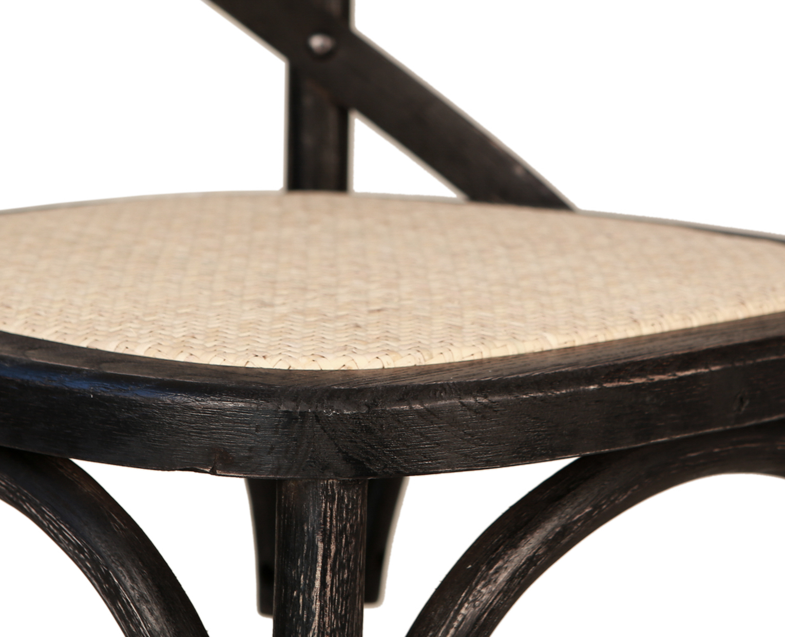 Стул Cross Back Black Brush