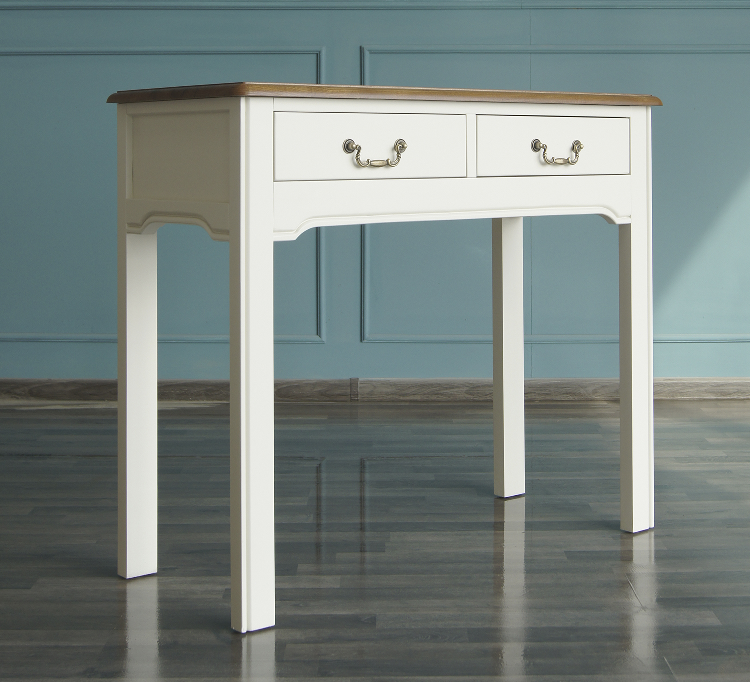 Бежевая консоль "Olivia" с 2 ящиками