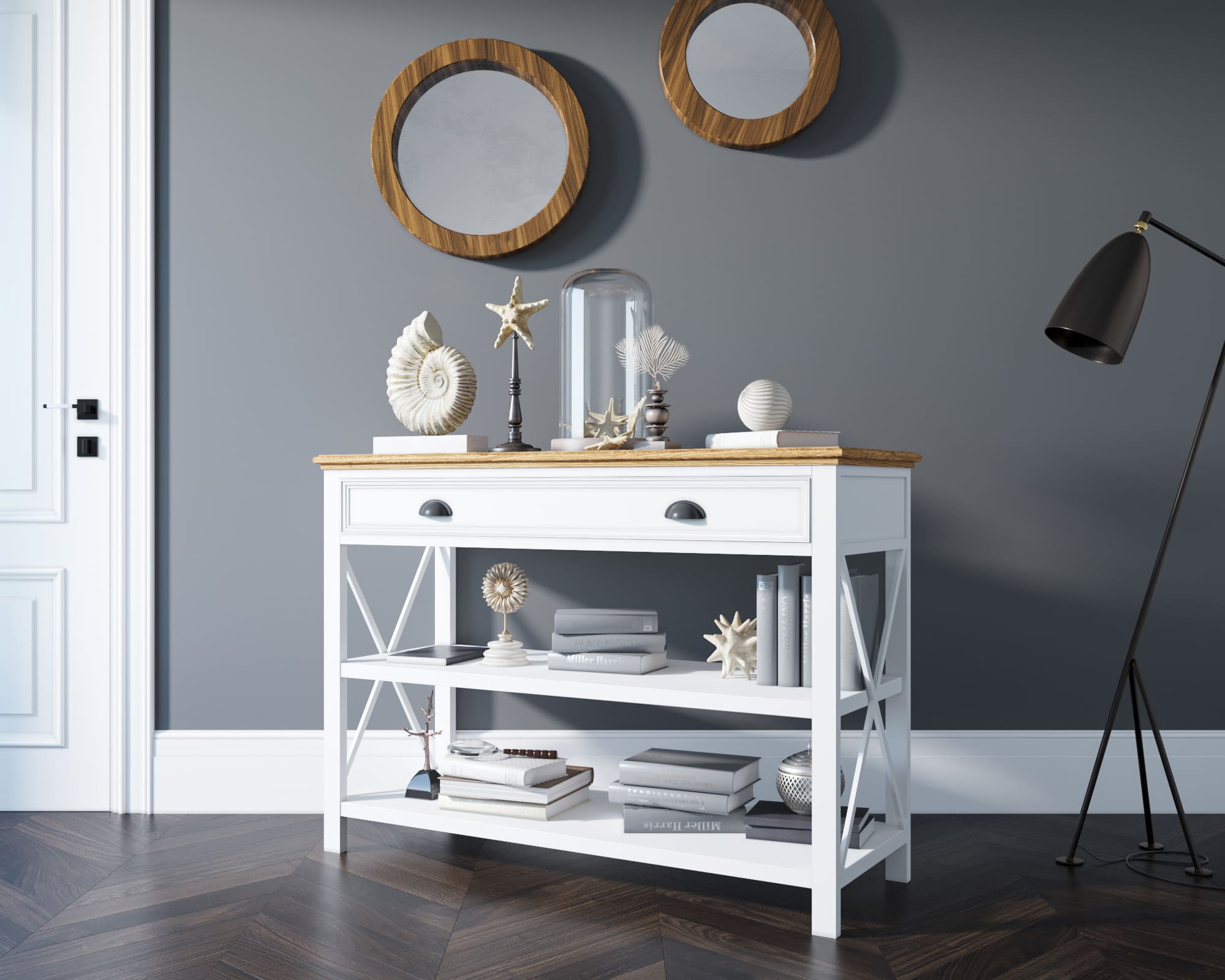 Консоль с ящиком из дерева "Palermo"