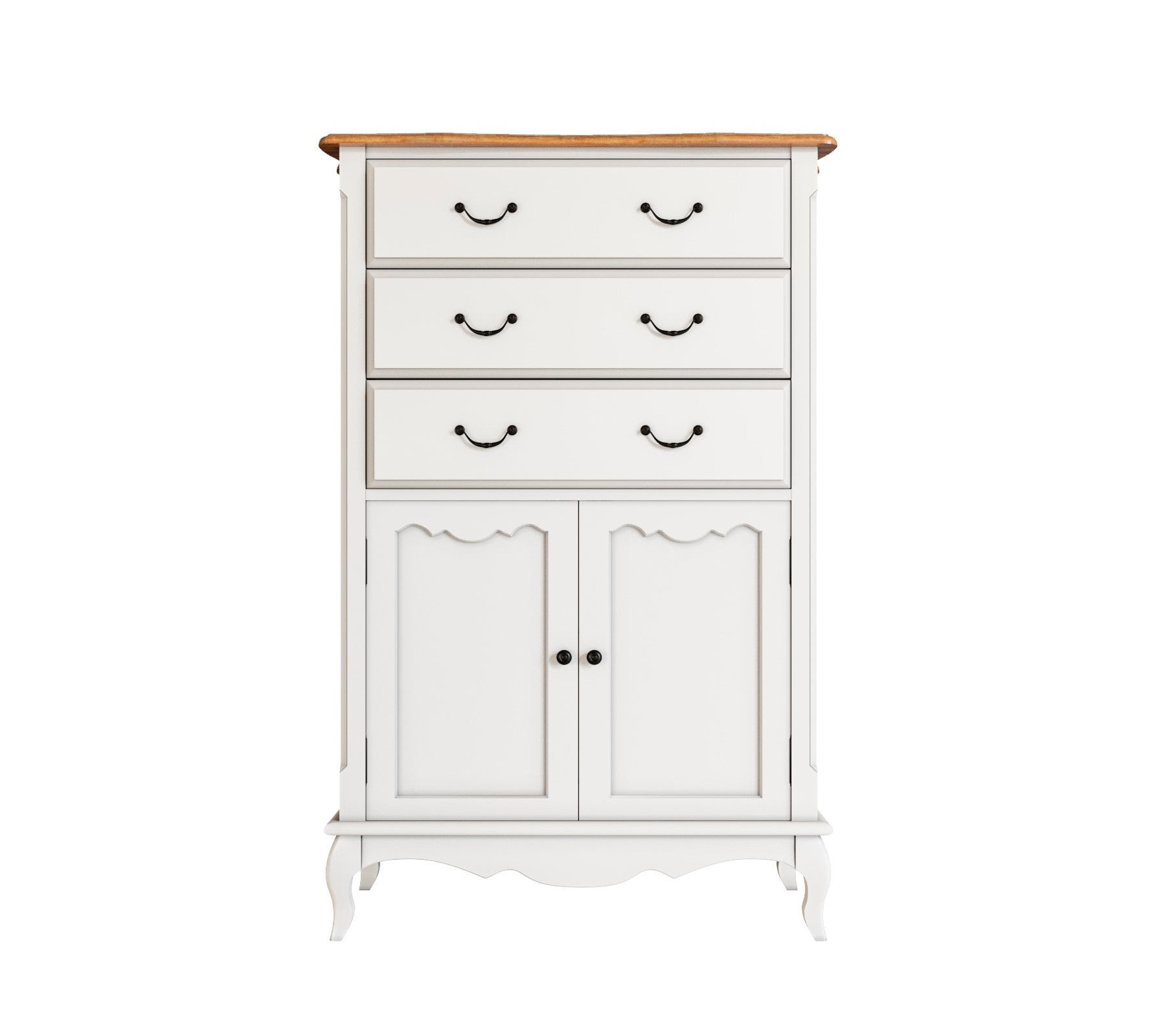 Комод мдф Leontina три ящика две дверки