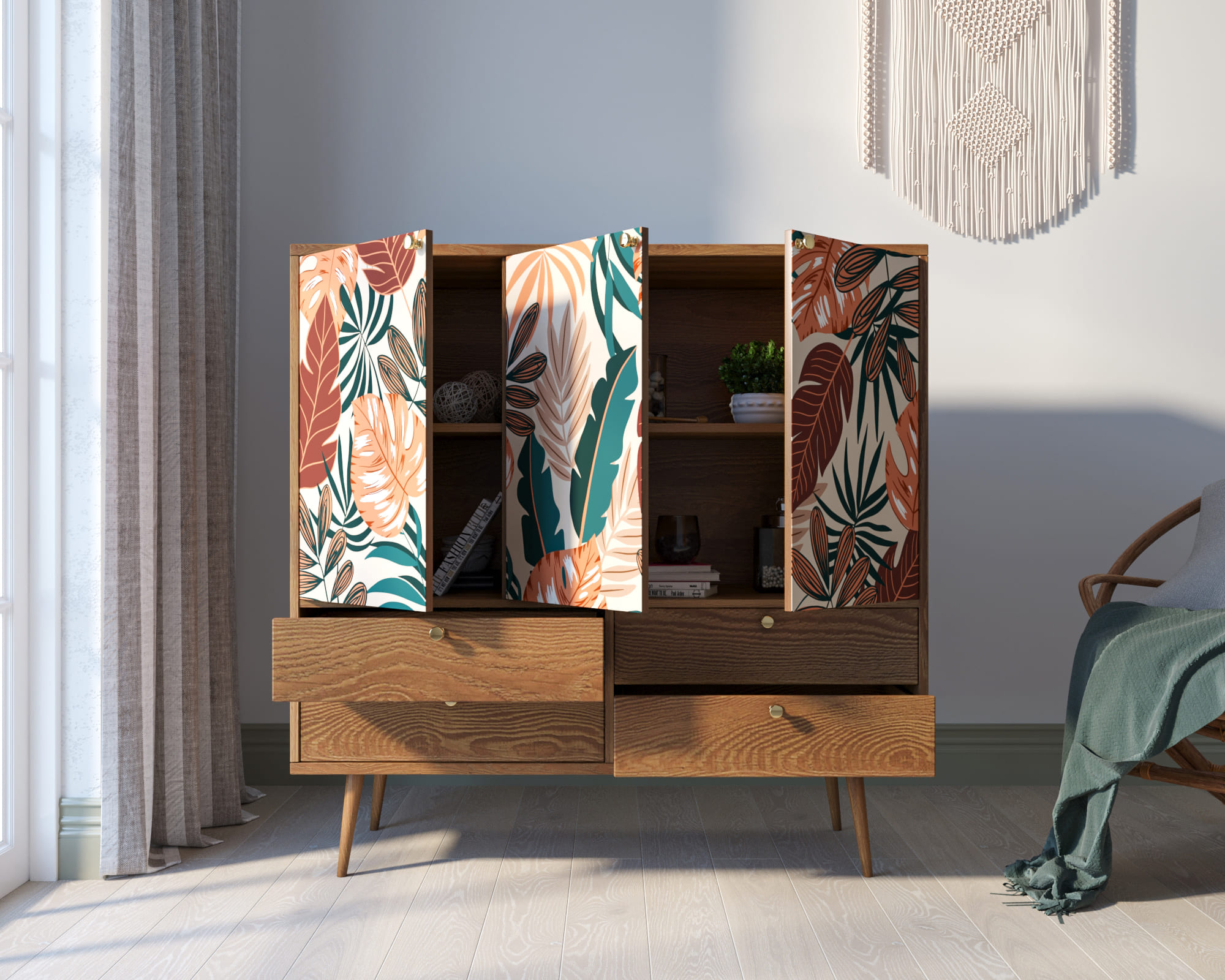 Комод "Berber" большой с ящиками