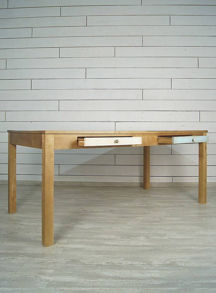 Стол светлый массив "Aquarelle Birch" светлый