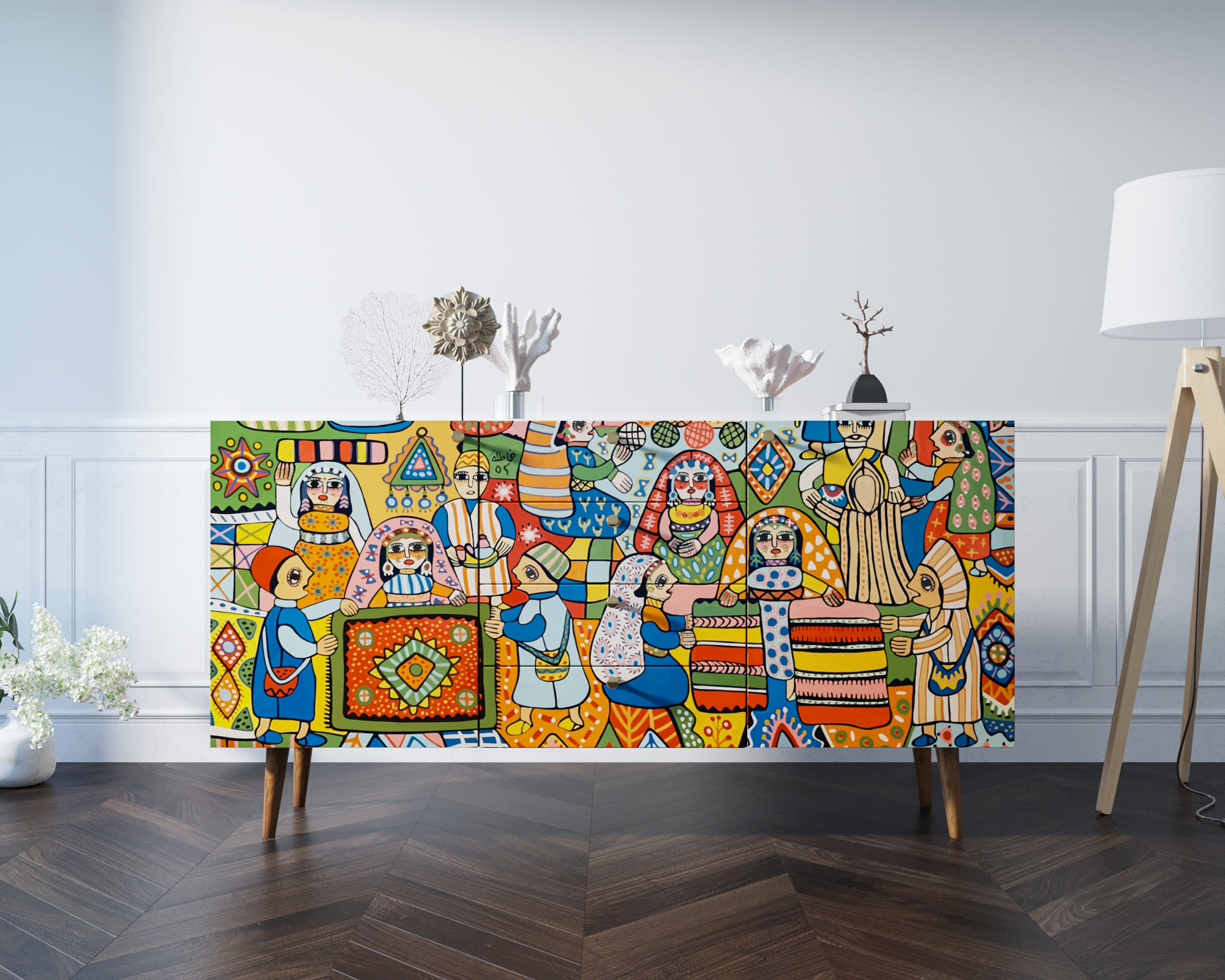 Комод с 4 ящиками "Berber"