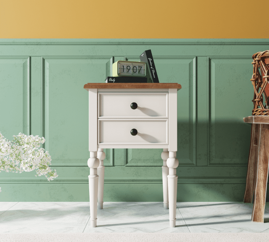   Тумбочка из березы «Odri" с двумя ящиками  