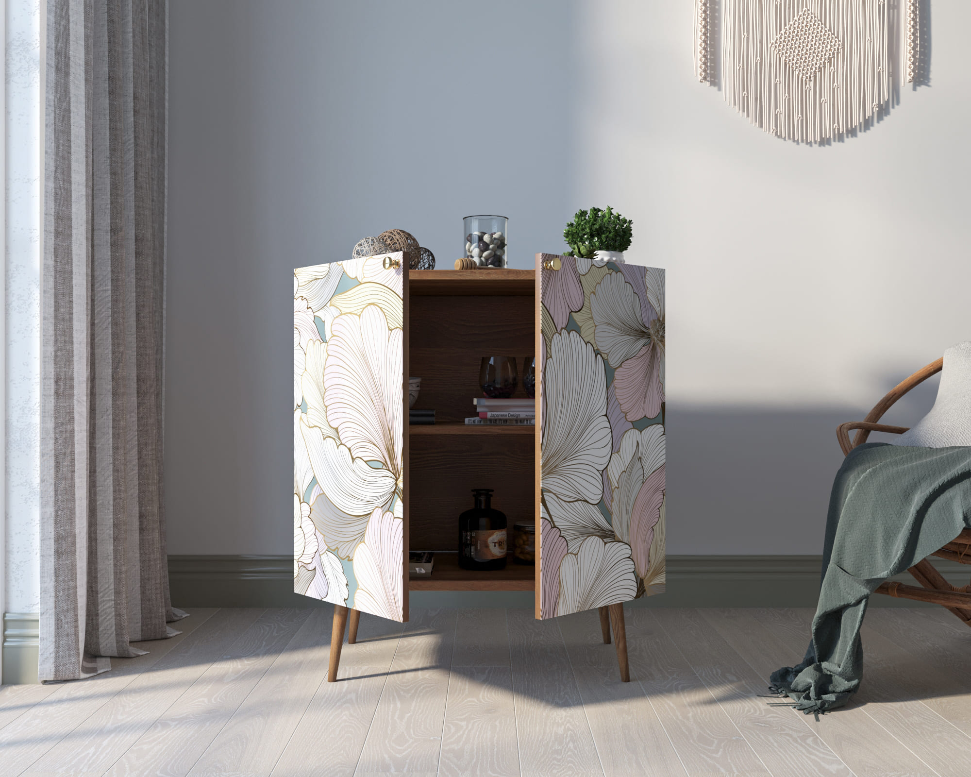 Комод с двумя дверками малый "Berber"