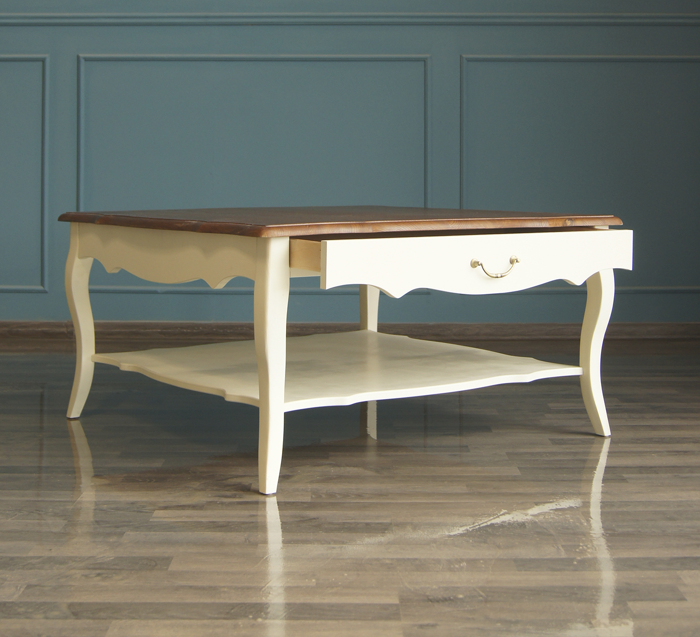 Стол журнальный с ящиком «Leontina» квадратный