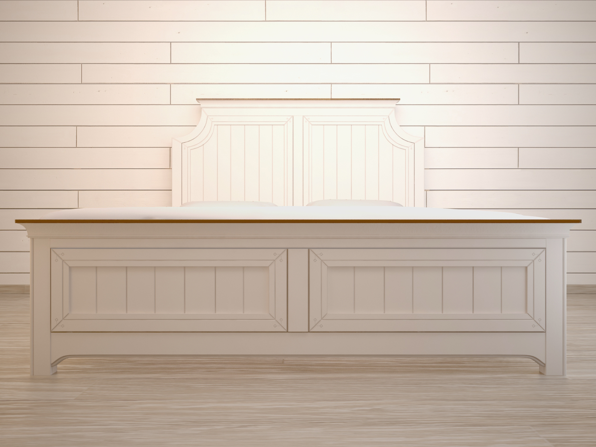 Бежевая кровать двухспальная "Olivia" 1800х2000