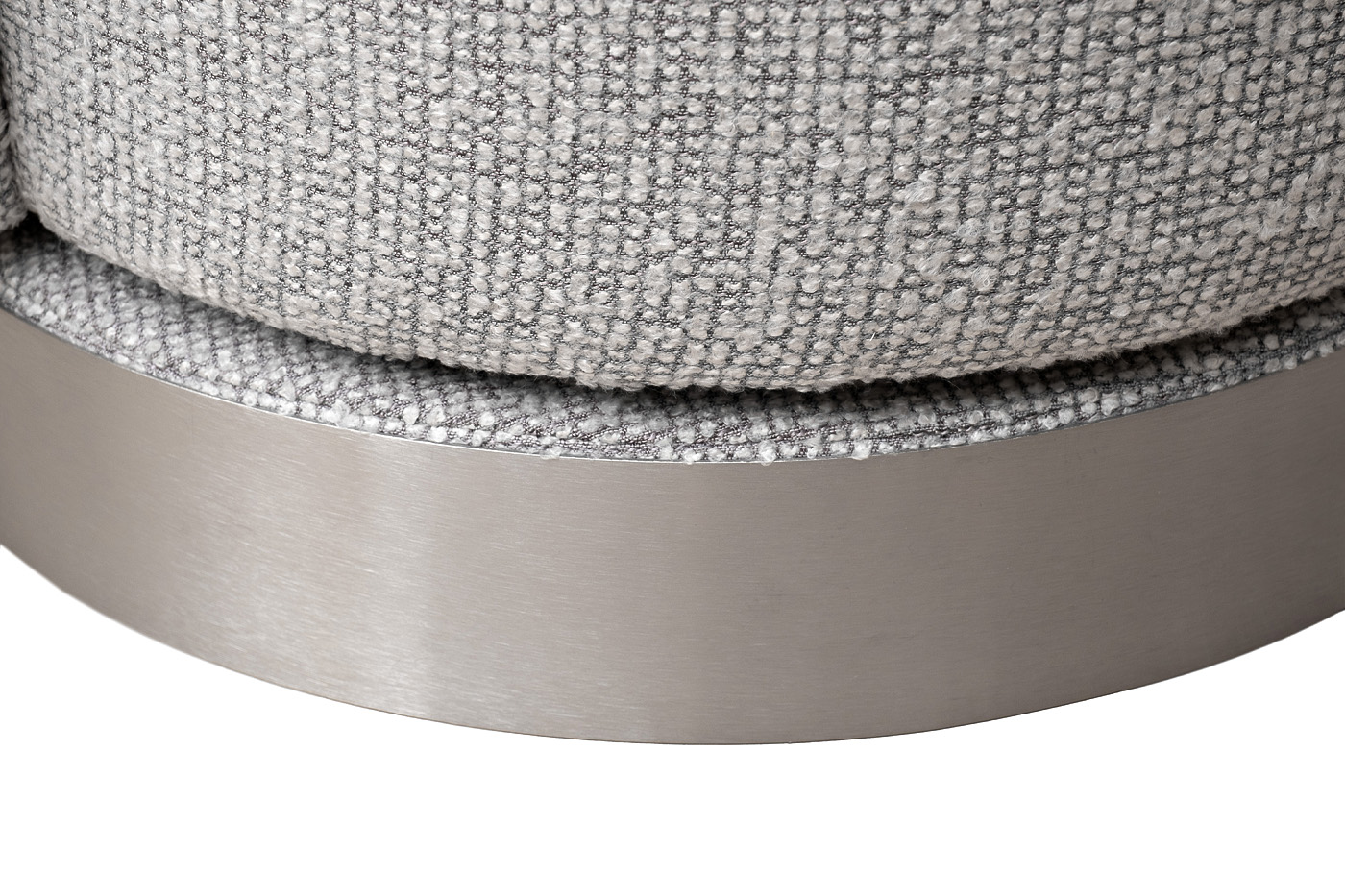 Кресло Napoli вращающееся, рогожка св.серый Santo1400-SVSER 76*76*76см