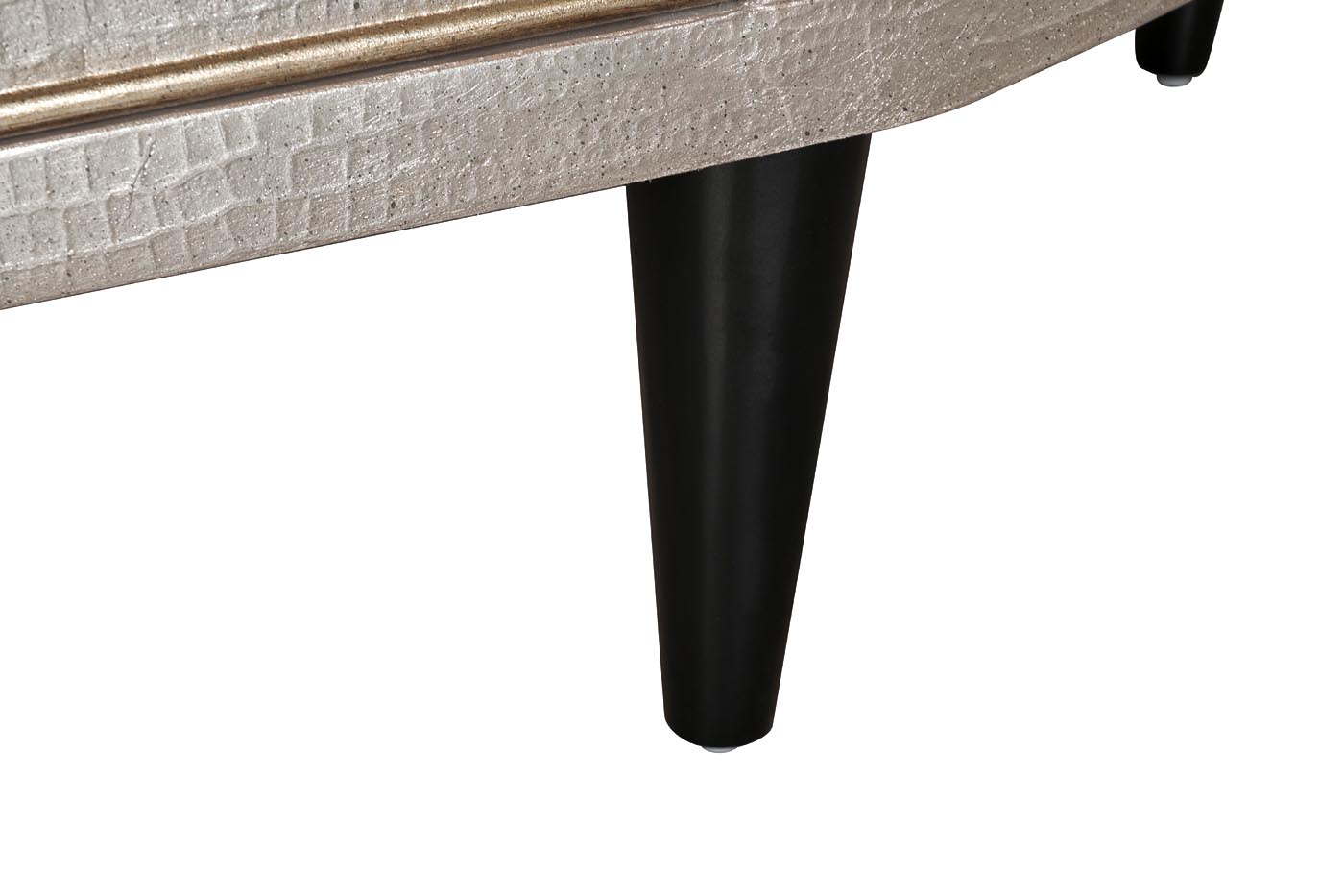 ART-N2911-S Комод серебристый с каменн.столешницей 