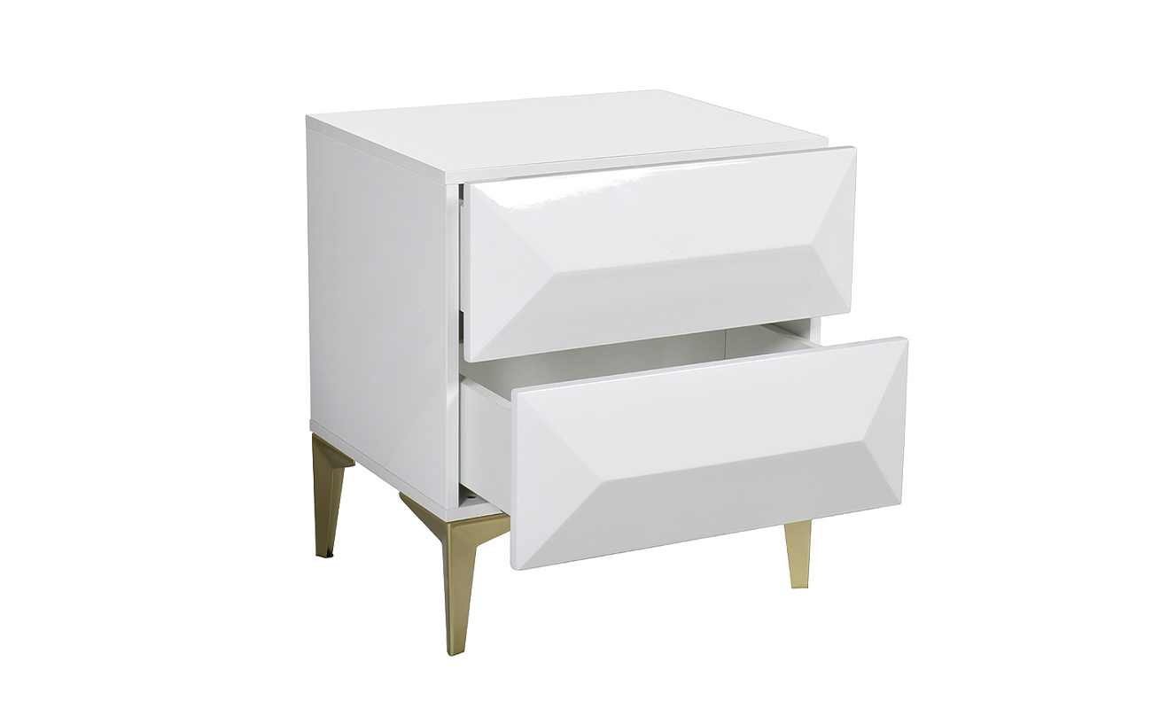 40AD-CB251 Тумбочка белая 