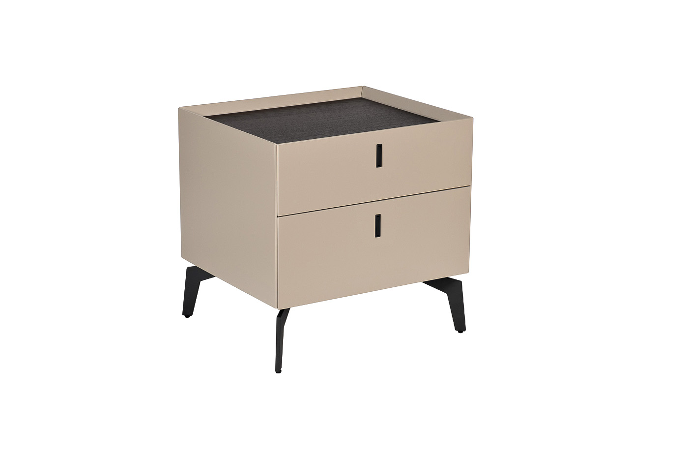 77IP-NS817/1 Тумбочка с двумя ящиками светлая 