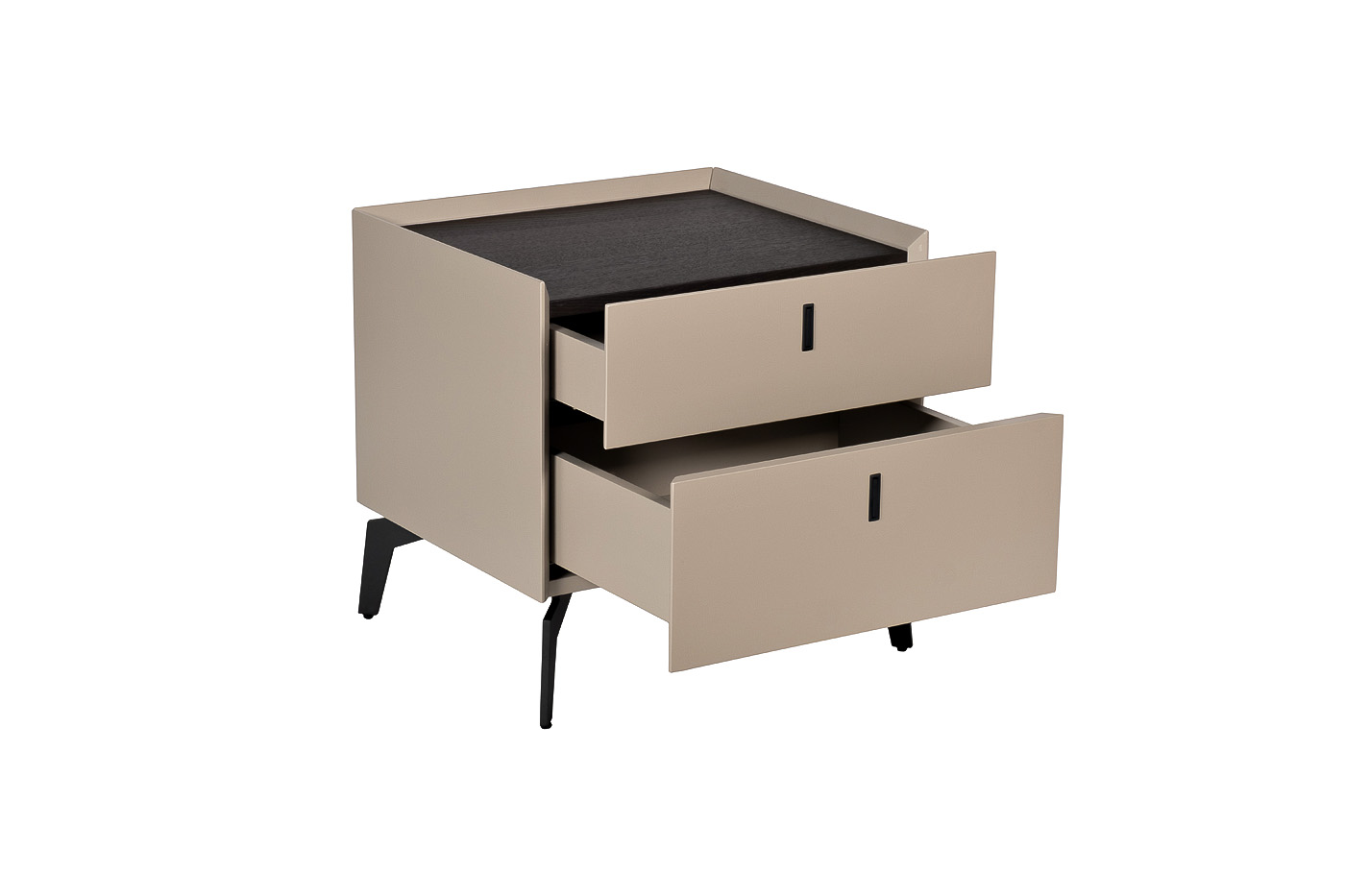 77IP-NS817/1 Тумбочка с двумя ящиками светлая