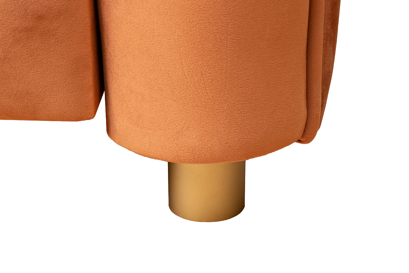 Диван Trevi 230М(К) трехместный раскладной с кантом, терракотовый Colt006 