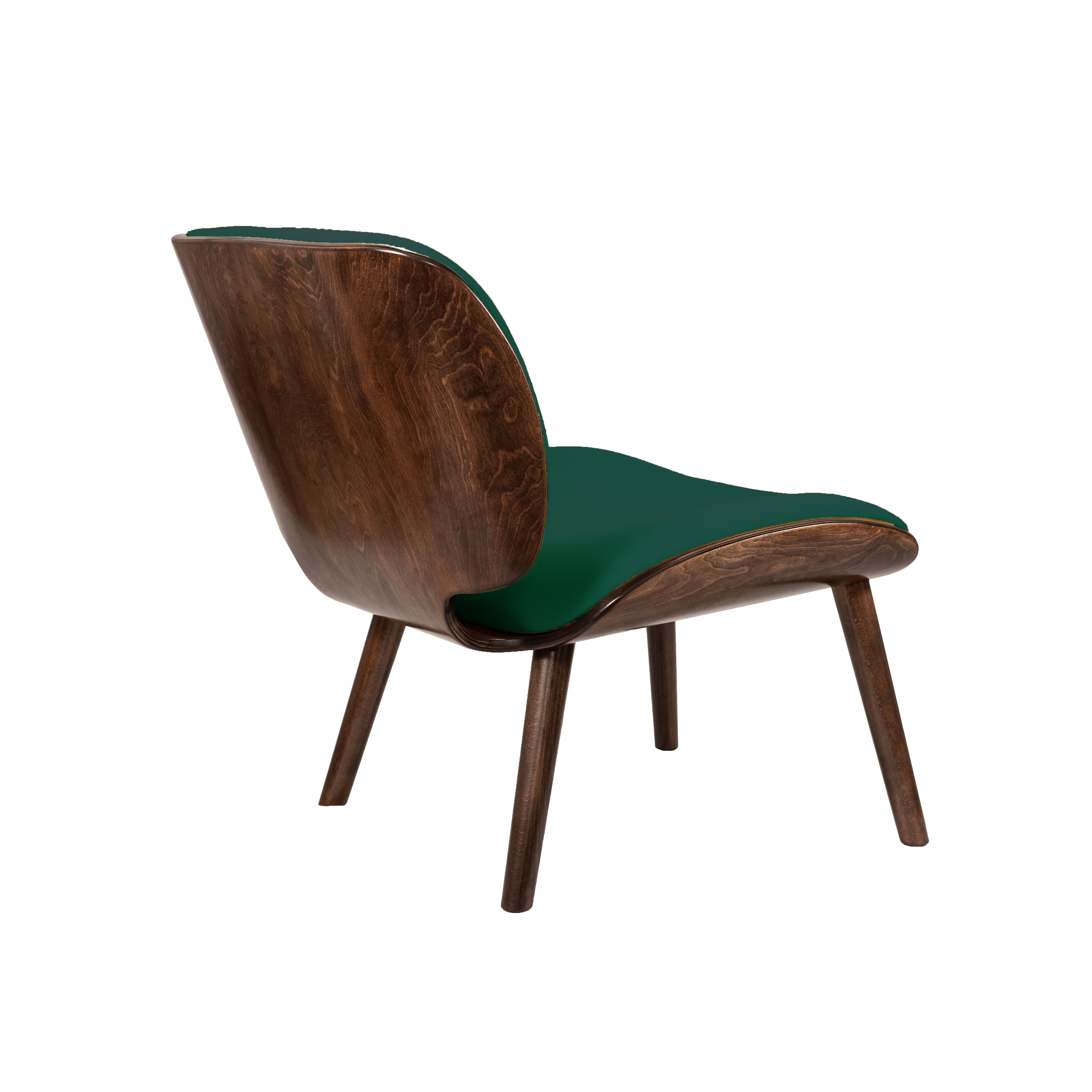 кресло Конда  Фреш 25 зелёный каркас  Орех