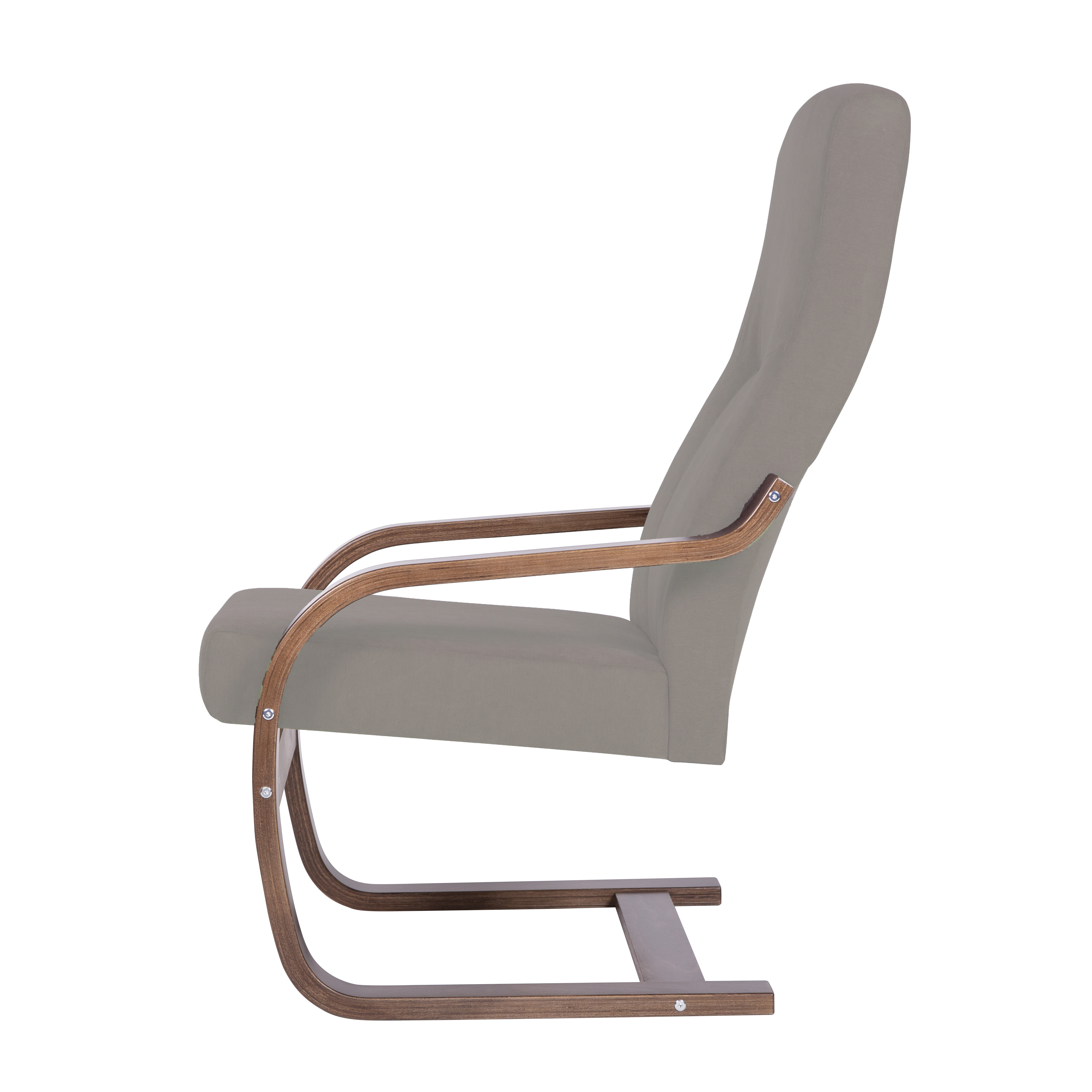 кресло Кристалл  фреш 04 бежевый каркас  Орех