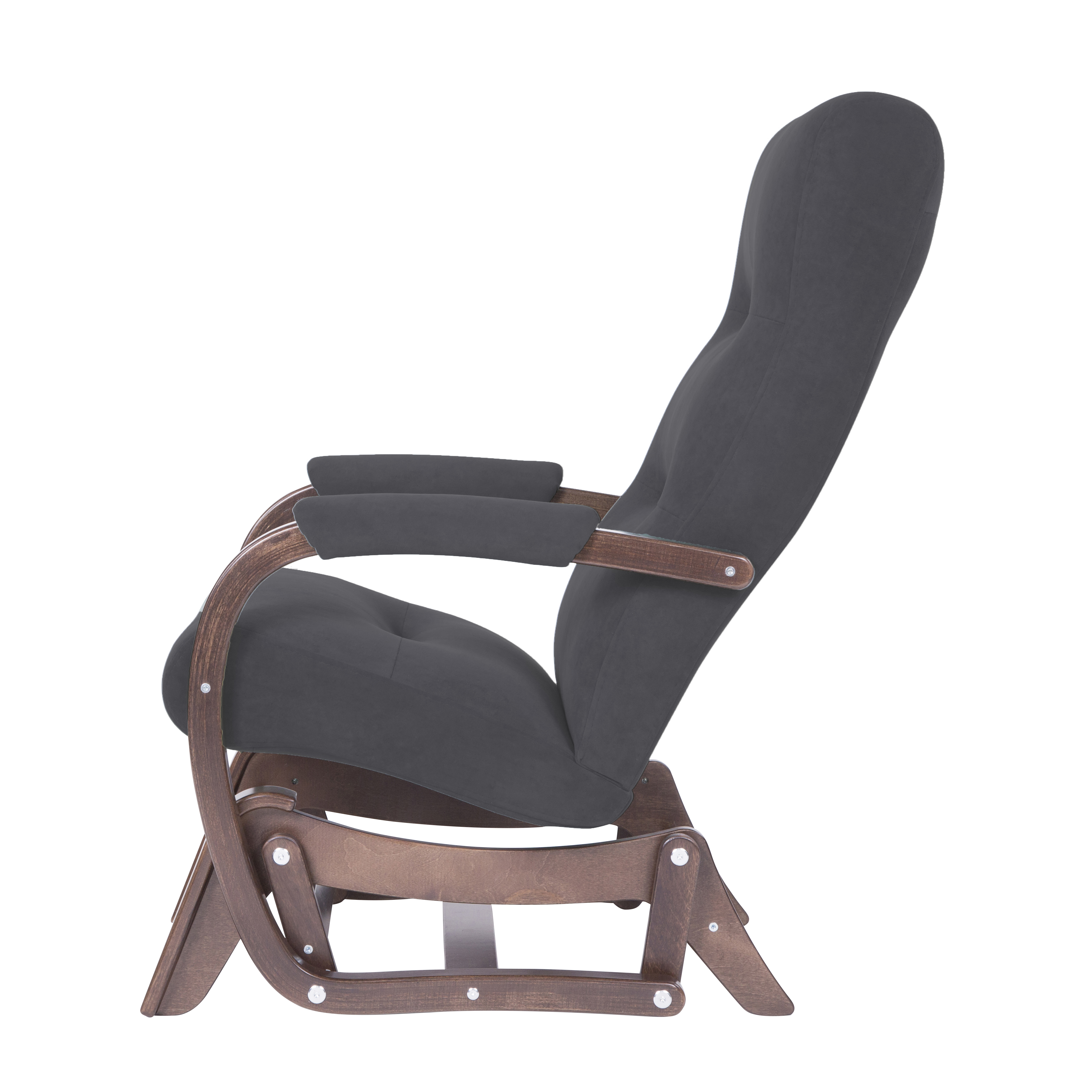 кресло-качалка глайдер Мэтисон 2  Фреш 13 каркас  Орех