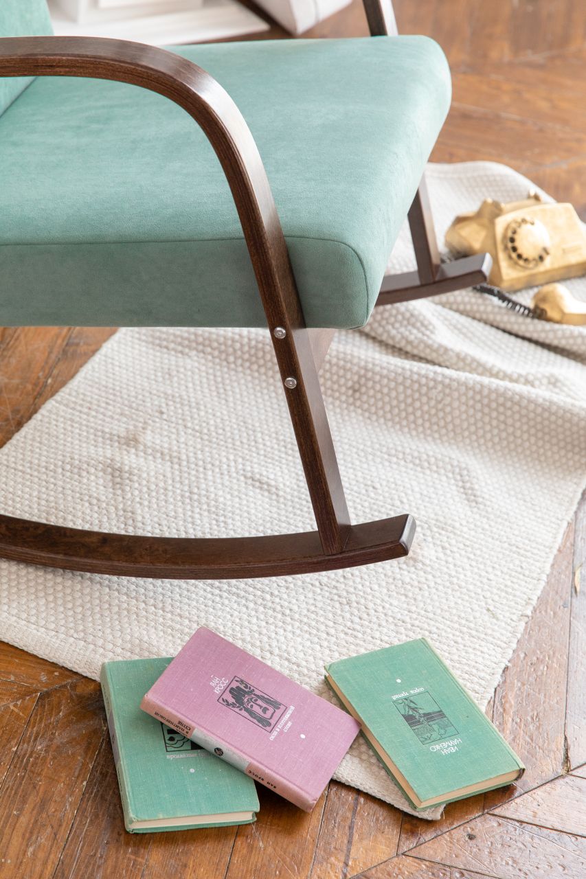 кресло-качалка Ирса  Минт каркас  Венге структура