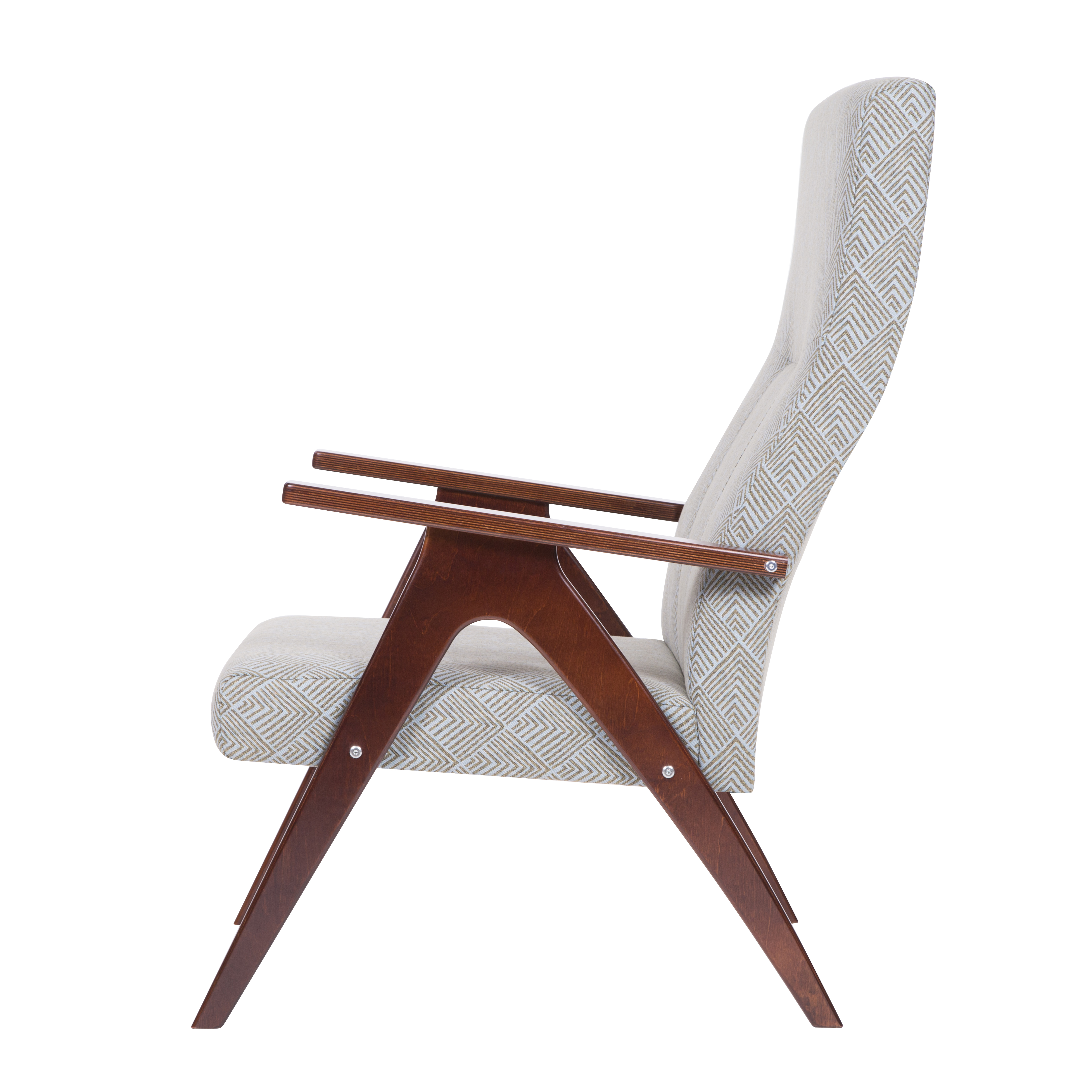 кресло Оскар  Капучино каркас  Вишня