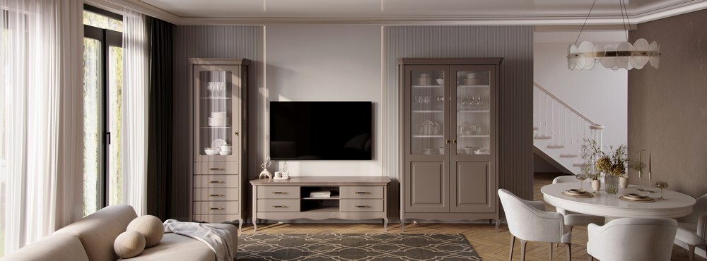 Тумба ТВ широкая 