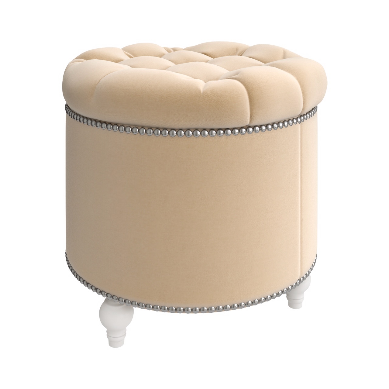 Пуф круглый открывающийся 