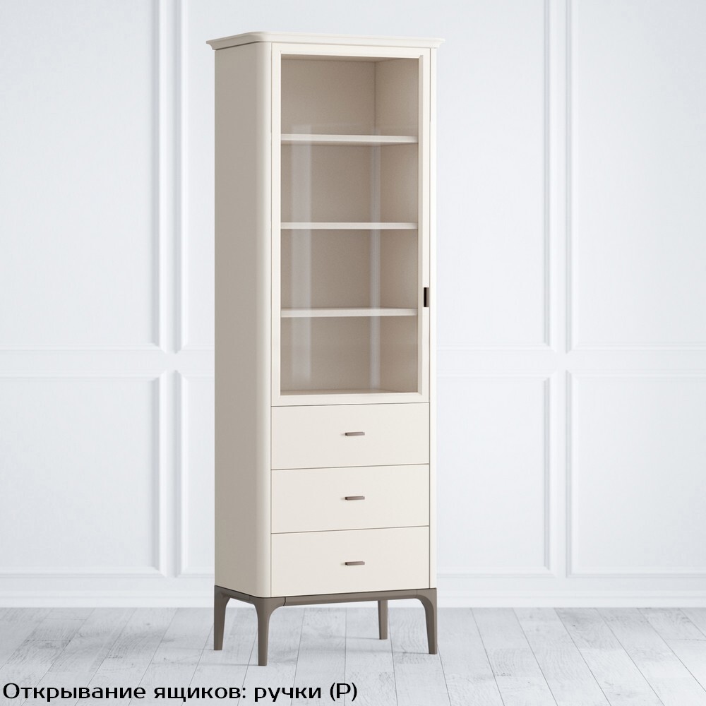 Шкаф книжный малый 3 ящика L 