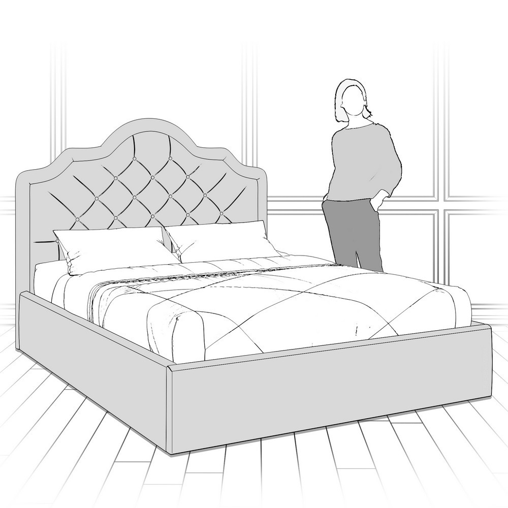 Кровать с подъемным механизмом K05Y-1600-B15