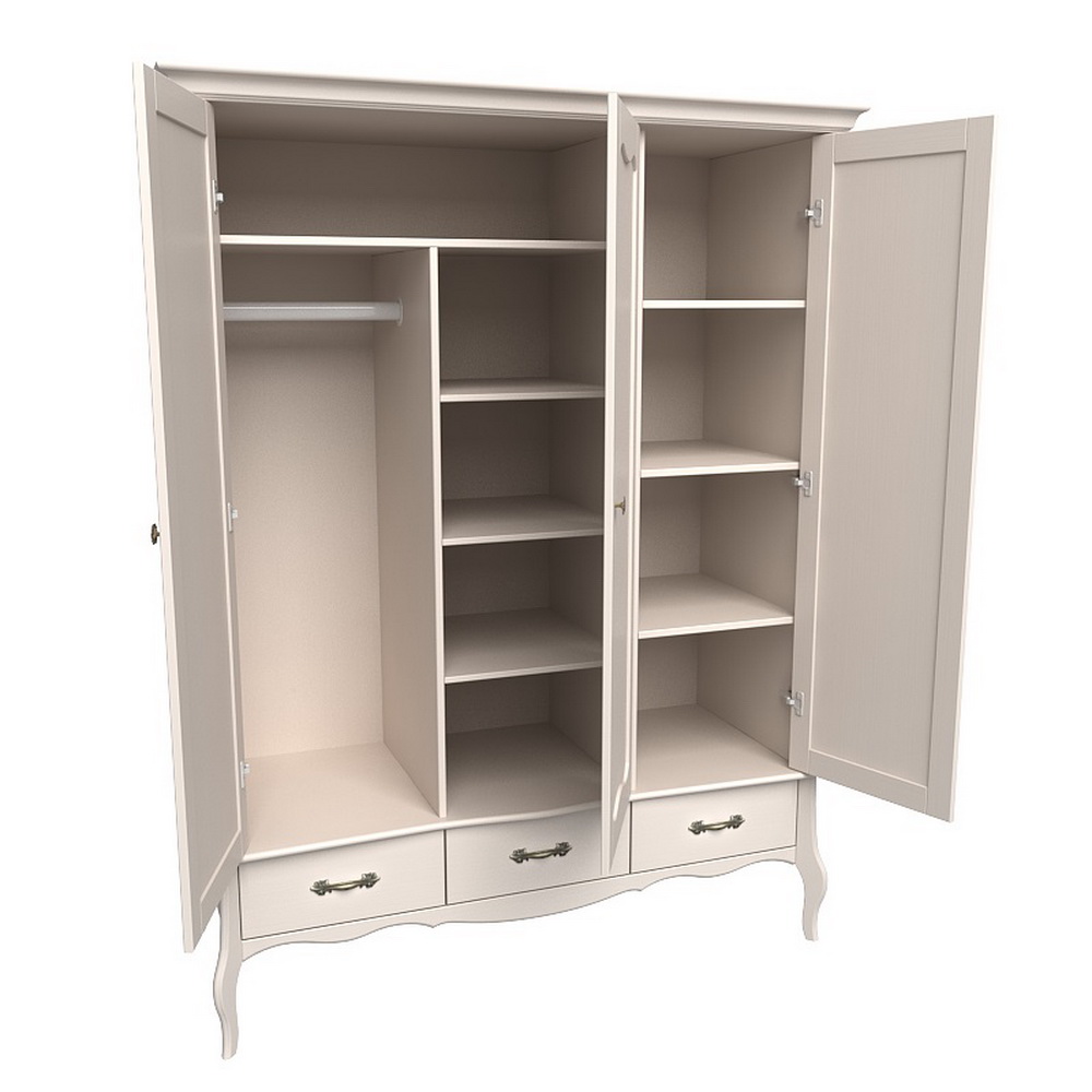 Шкаф ЛеБо 3-дверный с 3 зеркалами